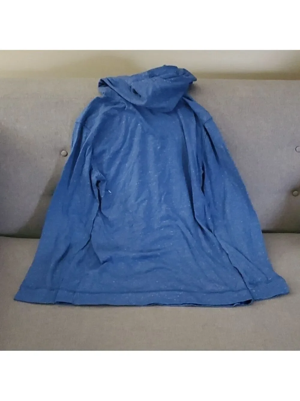Old Navy Hoodie Pullover Hustle blue yellow lightweight boys size XL 14 - 16